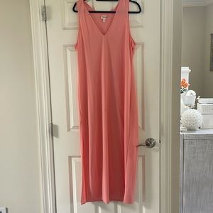 Maxi peach dress